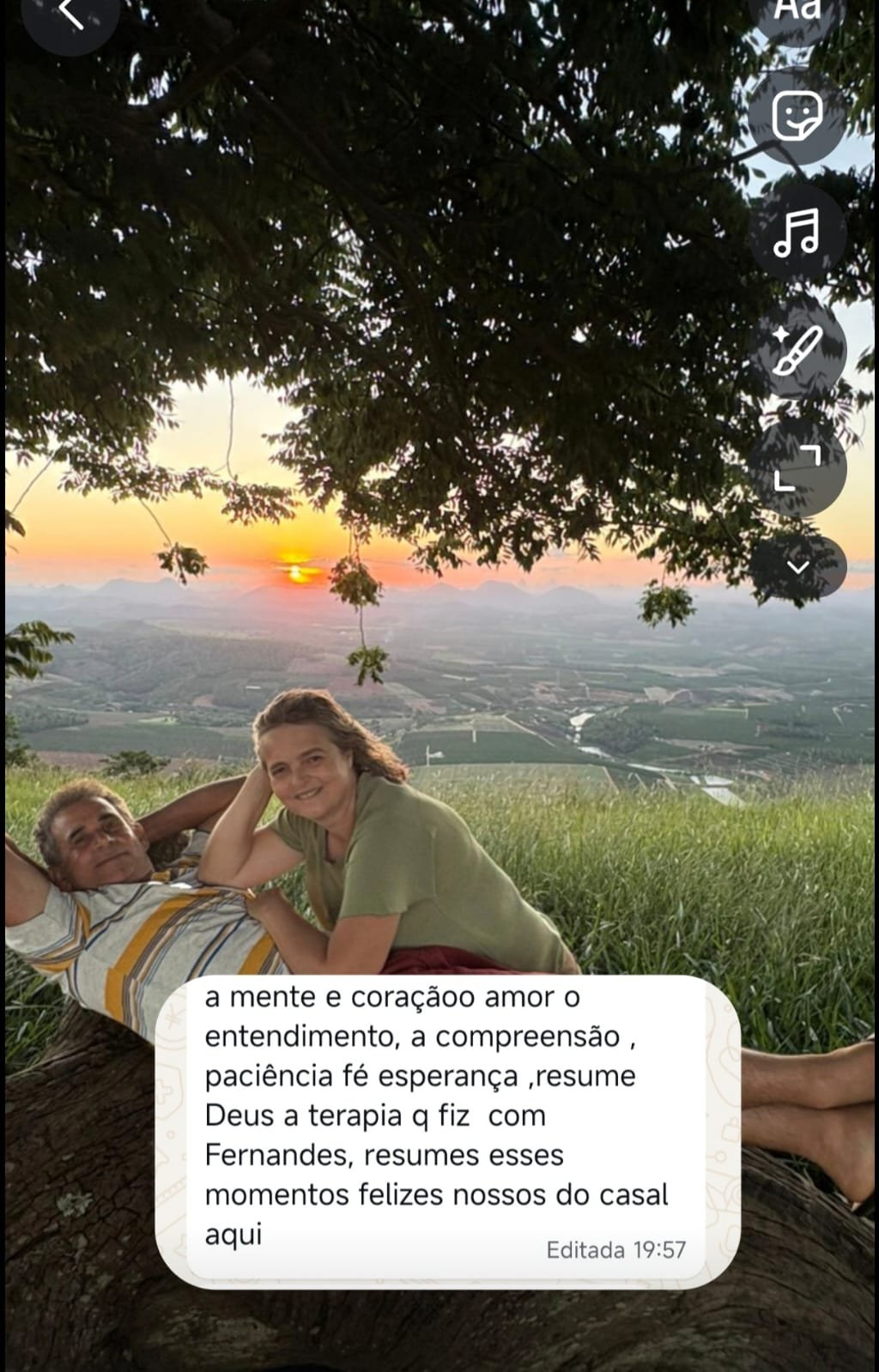 Mensagem recebida